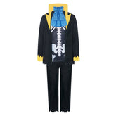 Anime One Piece Blueno Black Set Outfits Cosplay Costume Halloween Carnival Suit